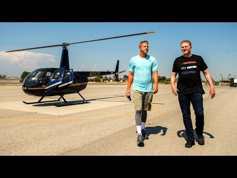 QB Jared Goff Gets Surprise Heli Ride Over Future Football Stadium - UCblfuW_4rakIf2h6aqANefA