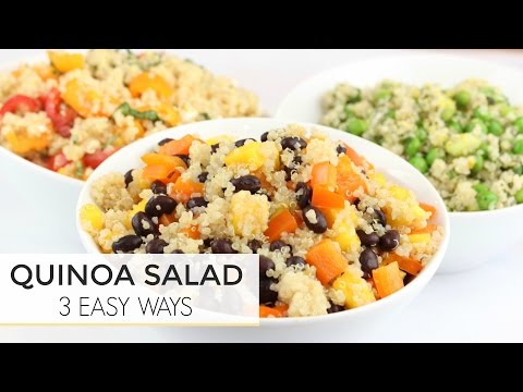 3 Easy Healthy Quinoa Salad Recipes | Just 5 Ingredients - UCj0V0aG4LcdHmdPJ7aTtSCQ