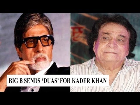 Amitabh Bachchan wishes Kader Khan speedy recovery