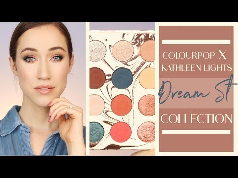 COLOURPOP X KATHLEEN LIGHTS DREAM ST. COLLECTION | Tutorial, Swatches, + Review | ALLIE GLINES - UCLF42C7y73FKA8ye_5Nn-Kw