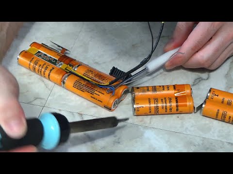 Rebuild a laptop battery pack - UC8uT9cgJorJPWu7ITLGo9Ww