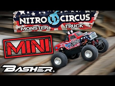 Basher Nitro Circus 1/16th 4WD Monster Truck - HobbyKing Product Video - UCkNMDHVq-_6aJEh2uRBbRmw