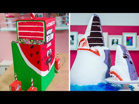 5 Unbelievable Cakes | Juice Box with REAL JUICE Inside | Shark | How To Cake It