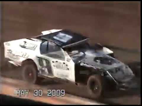 5/30/2009 Shawano Speedway Races - dirt track racing video image