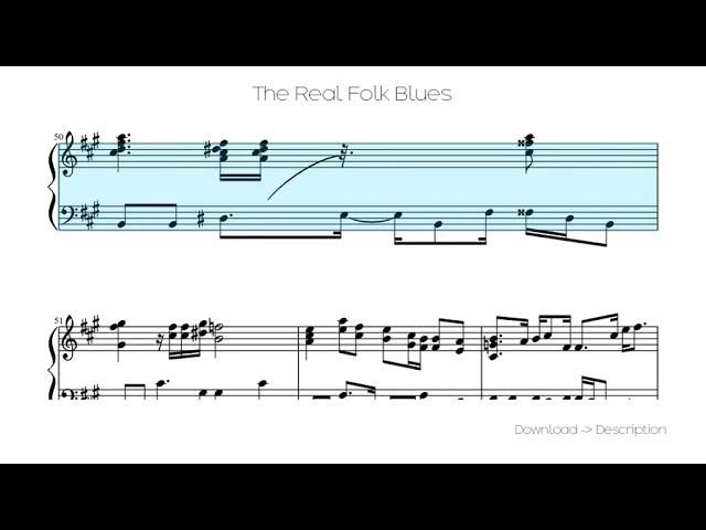 The Real Folk Blues Sheet Music – Get it Now!