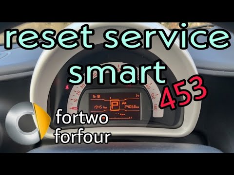 Smart 453  Service-Intervall zurückstellen / Service Reset 