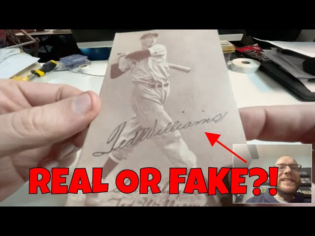 How to Spot a Fake Ted Williams Autographed Baseball