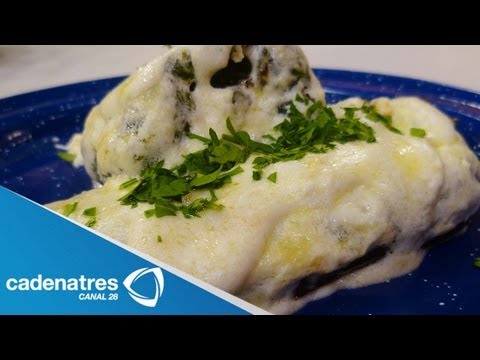 Receta para preparar chiles rellenos de elote con crema. Receta de chiles rellenos - UClIHawzMOBFQc1QZu2XYuoQ