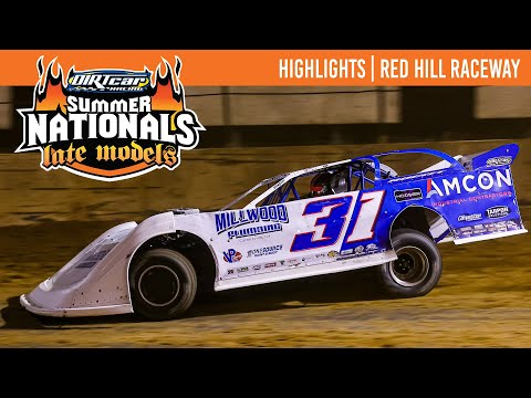 DIRTcar Summer Nationals Late Models | Red Hill Raceway | July 4, 2025 | HIGHLIGHTS - dirt track racing video image