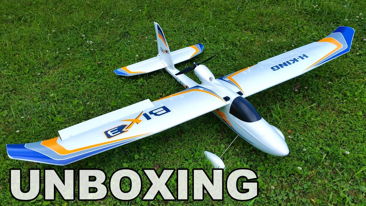 HobbyKing Bix 3 Bixler RC Trainer Plane Unboxing & Quick Build ...