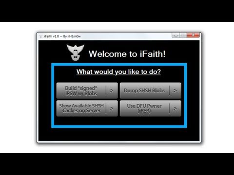iFaith: Save SHSH Blobs on Any Firmware - UCXGgrKt94gR6lmN4aN3mYTg