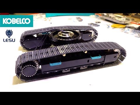 BUILDING a "KOBELCO EURO" EXCAVATOR (Track Hoe) BASE - LESU Metal PC360 Kit PT 2 | RC ADVENTURES - UCxcjVHL-2o3D6Q9esu05a1Q