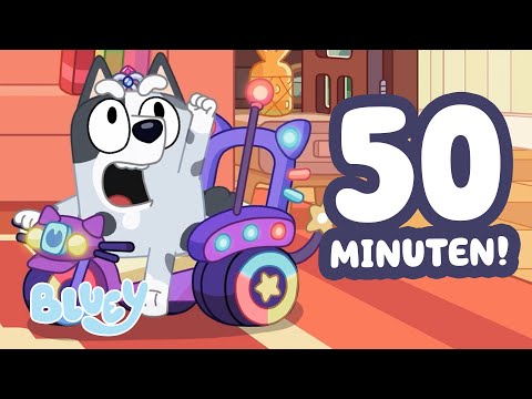 🔴LIVE: Blueys Lustigste Momente! 🤣 | 50 MINUTEN | Bluey - Deutsch Offizieller Kanal