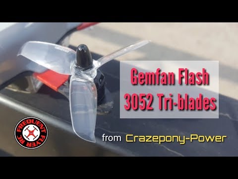 Gemfan Flash 3052 Tri blades from Crazepony-Power - UCNUx9bQyEI0k6CQpo4TaNAw