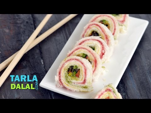 Pinwheel Sandwich, Veg Pinwheel Sandwich by Tarla Dalal - UCYRRwNWXxCKFaVjFuXo1I8Q