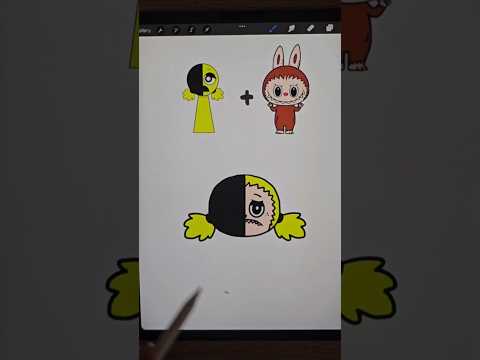 Boubai X Labubu! Which Sprunki should draw next? #labubu #popmart #incredibox #sprunki #bouba