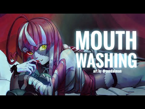 【MOUTHWASHING】ORAL RINSING IS SCARY??【Kureiji Ollie】