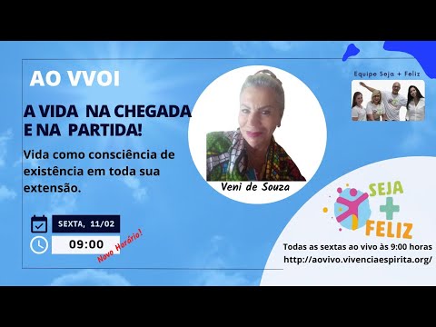 #AOVIVO SMF112 - A Vida na Chegada e na Partida! com Veni de Souza