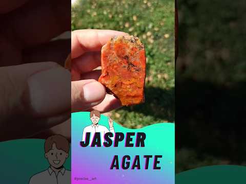 Amazing orange jasper agate stone #agate #jasper #shorts