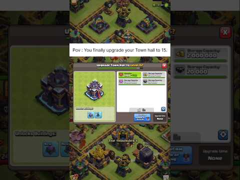 When you upgrade to Town hall 15.  #clashofclans #grandwarden #townhall15  #archerqueen #supercell