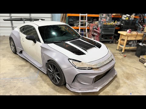 Custom Fiberglass Work: Transforming a Subaru BRZ