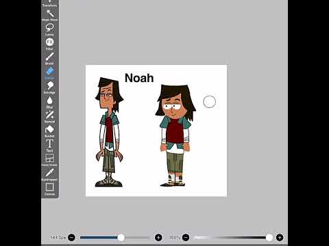 Total Drama Characters in South Park ❣️ || Part 2 || #southpark #totaldrama #tdi #shorts #ibispaintx