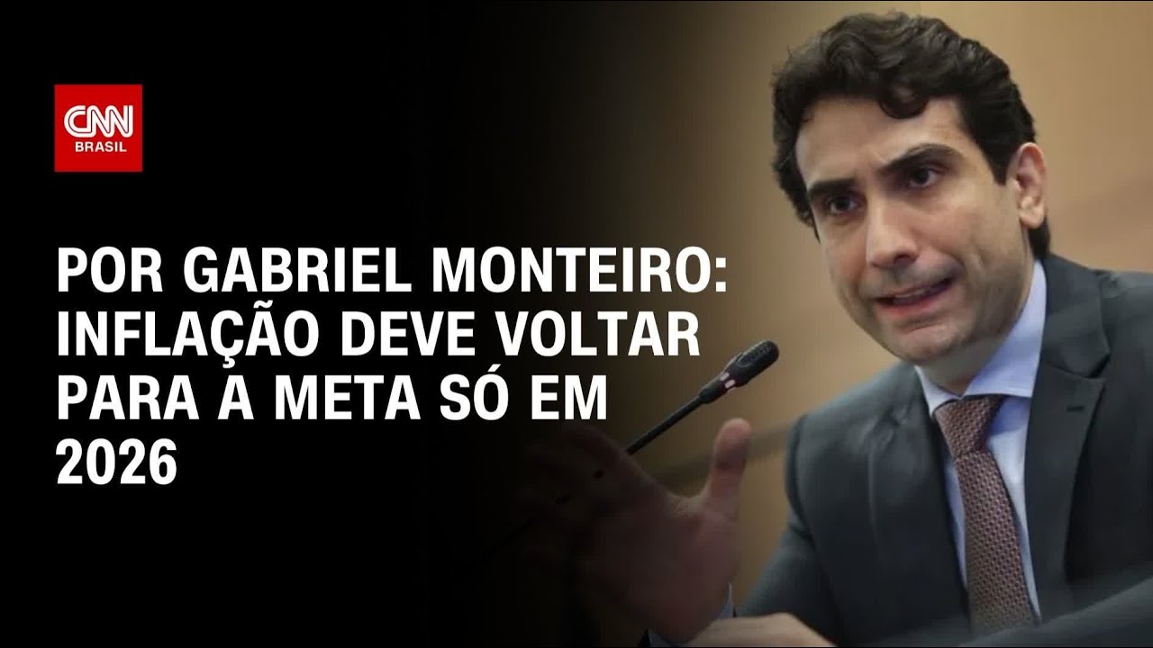 Análise inflação deve voltar para a meta só em 2026 | CNN NOVO DIA