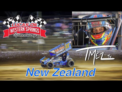 International Sprint Car Series Western Springs Auckland - dirt track racing video image