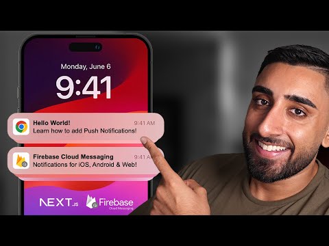 How to add Push Notifications to a Next.js App w/ Firebase Cloud Messaging! (Tutorial for Beginners)