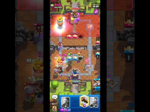 Insane Same-Time Tower Take 🕛💥| #clashroyale #trendingshorts #viralshort #cr7 #rocket #shortsfeed
