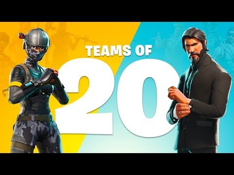 NEW UPDATE!! *TEAMS OF 20 GAME MODE* (Fortnite Battle Royale) - UC2wKfjlioOCLP4xQMOWNcgg