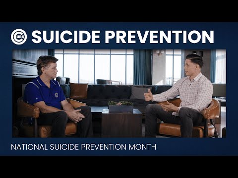 Giants Mental Health Advocate Drew Robinson Talks to a Cubs Season Ticket Holder Impacted by Suicide video clip