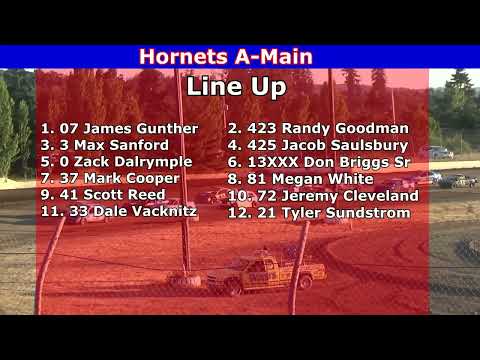 Grays Harbor Raceway, August 6, 2022, Hornets A-Main - dirt track racing video image