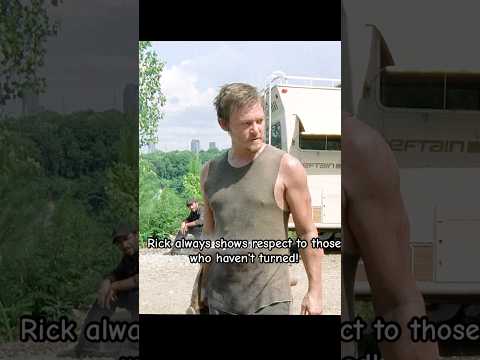 Rick always shows respect to those who haven't turned!#foryou #thewalkingdead #shorts poster