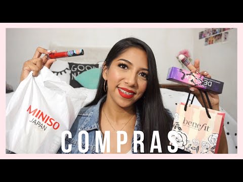 Compras: Benefit, Urban Decay, MINISO, Yuya y productos recibidos: Schwarzkopf y Zermat💖