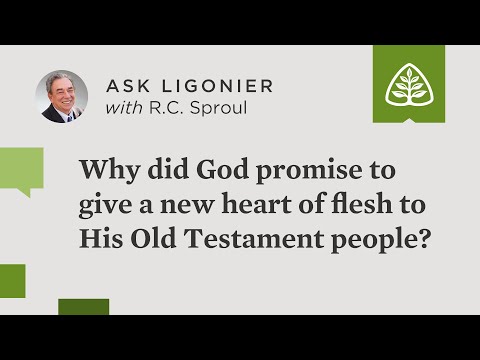 Why did God promise to give a new heart of flesh to His Old Testament people?