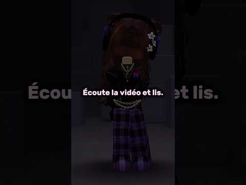 [ Ecoute la vidéo et lis. ] #roblox #edit