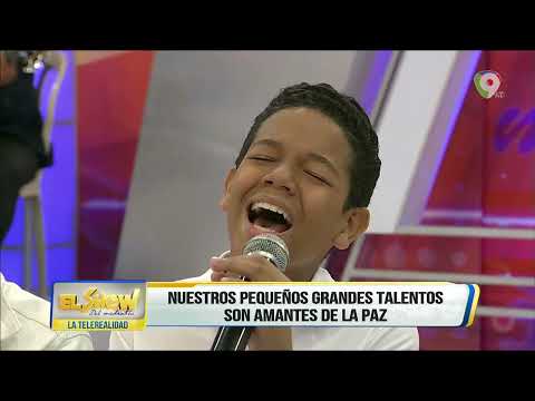 Pequeños Grandes Talentos Canta por la Paz en El Show del Mediodía