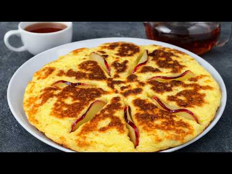 Беру 2 яйца, творог, муку и готовлю За Минуты Завтрак на Сковороде БЕЗ ДУХОВКИ