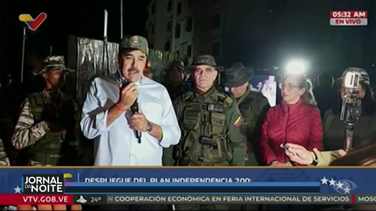 Em meio à tensão, Nicolás Maduro anuncia operação militar