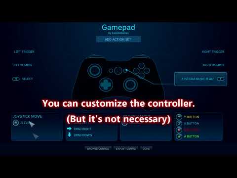 Use any gamepad with any game in Steam.