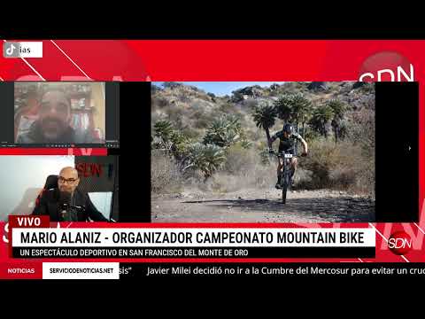 San Francisco del Monte de Oro, sede del campeonato de Mountain BIke – Mario Alaniz, organizador