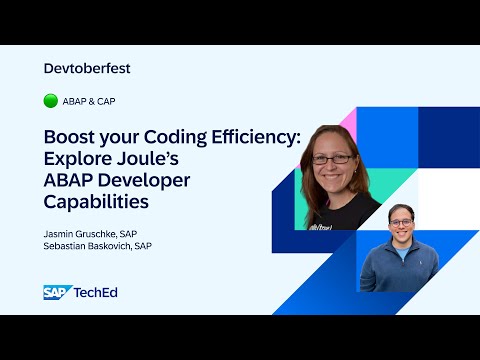 Gain Development Experience and Efficiency with Joule’s ABAP Developer Capabilities