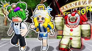 『ロブロックスで1番怖い』ホラー遊園地に行ってみた結果...？人喰いピエロから脱出しろ！🎡😨【ROBLOX・ろぶろっくす】よろずや🍭