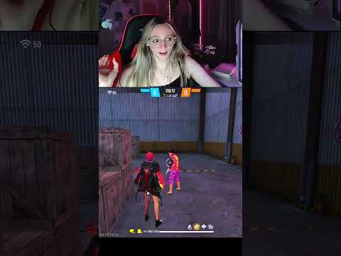 ردت فعل الستريمر الاجانب 😱  #freefire #فري_فاير #free_fire #garenafreefire #impossible