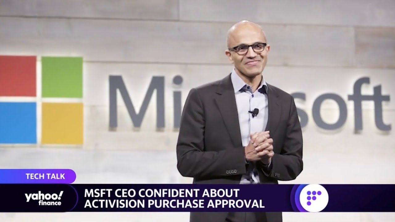 Microsoft CEO confident in regulatory approval of Activision-Blizzard purchase