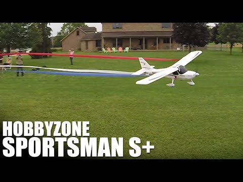 Flite Test | HobbyZone Sportsman S+ - UC9zTuyWffK9ckEz1216noAw