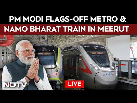 PM Modi In Meerut LIVE | Meerut Metro Rail | Namo Bharat Train | Meerut-Delhi Connectivity
