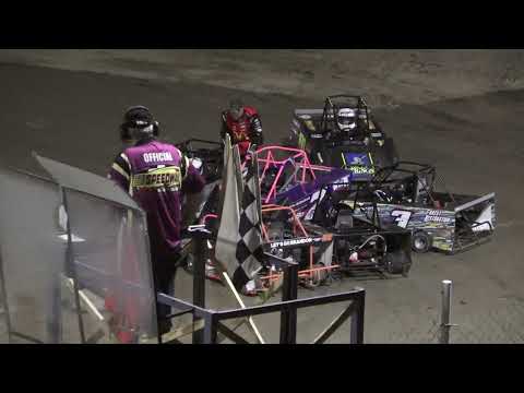 Mini Wedge 6-9 A-Feature at Crystal Motor Speedway, Michigan on 08-27-2022!! - dirt track racing video image
