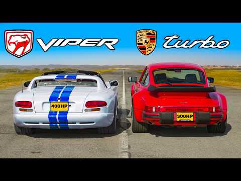Classic Showdown: 1986 Porsche 911 Turbo vs. 1992 Dodge Viper - Who Will Reign Supreme?